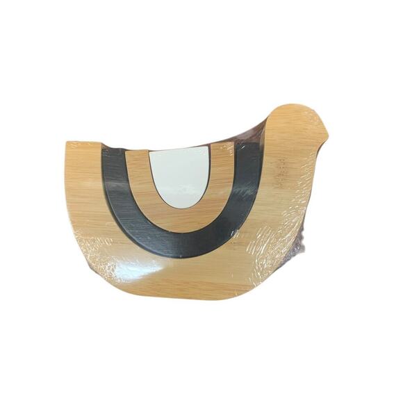 WEE‎ GALLERY BAMBOO NESTING BIRD BUILDING BLOCKS Educational Montessori Toys NEW - Picture 2 of 2